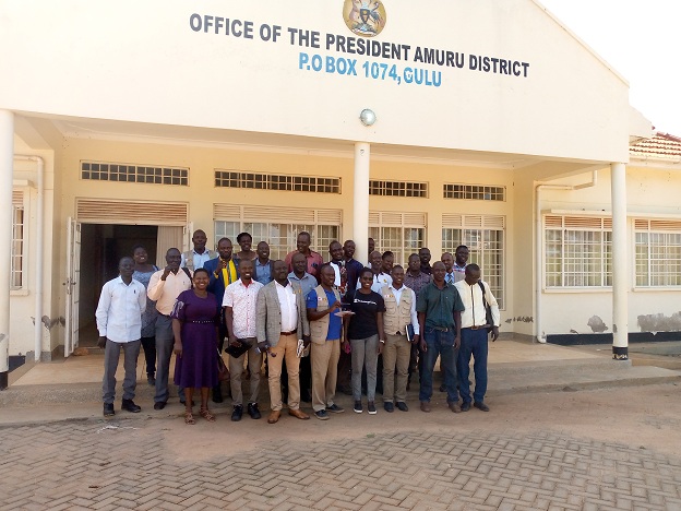 Group photo Amuru and Gulu team Group photo Amuru and Gulu team