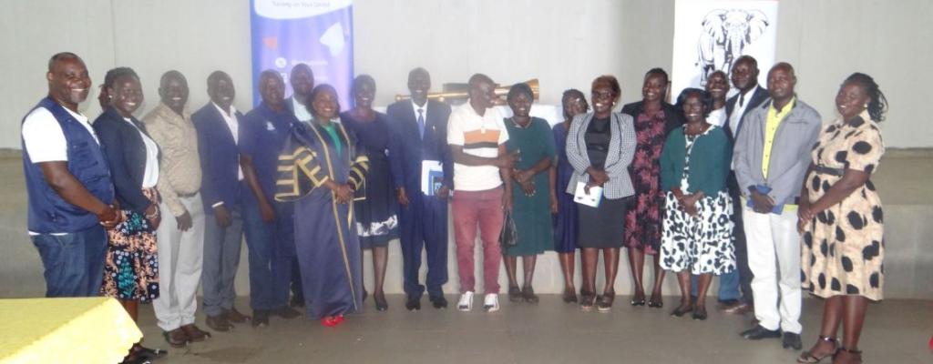 Amuru staff pose for a photo with the NTV crew after NTV people's parliament session Amuru staff pose for a photo with the NTV crew after NTV people's parliament session